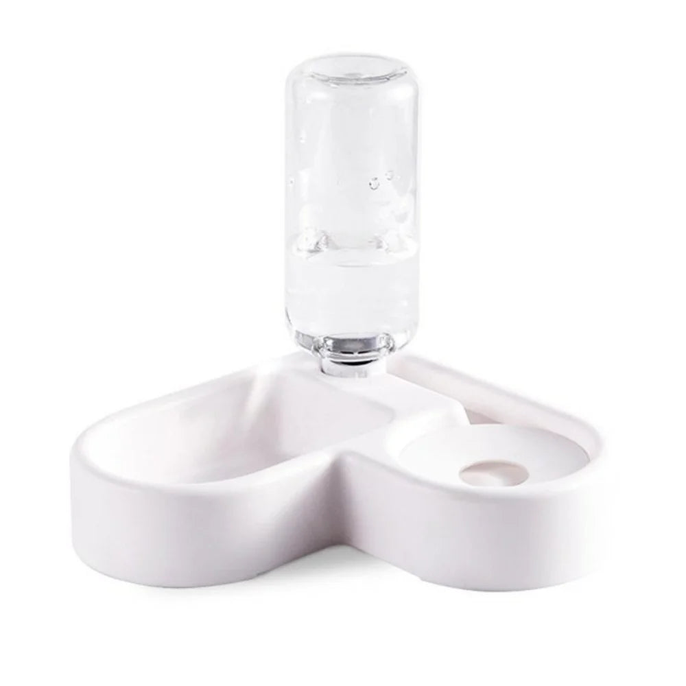 500ml Pet Automatic Feeder Small Bowl Drinkable Portable Cat and Dog Food Bowl Living Room Bedroom Pet Products  Pet Items