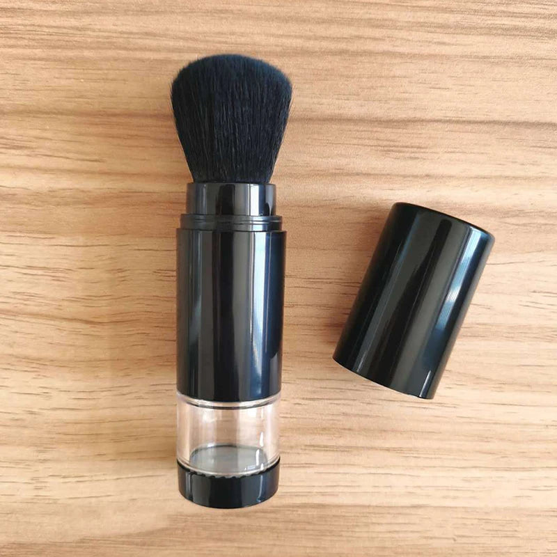 Brochas de maquillaje para cara, base cosmética en polvo, colorete, brocha de maquillaje, brochas de almacenamiento de polvos cosméticos de viaje portátiles, herramienta de belleza