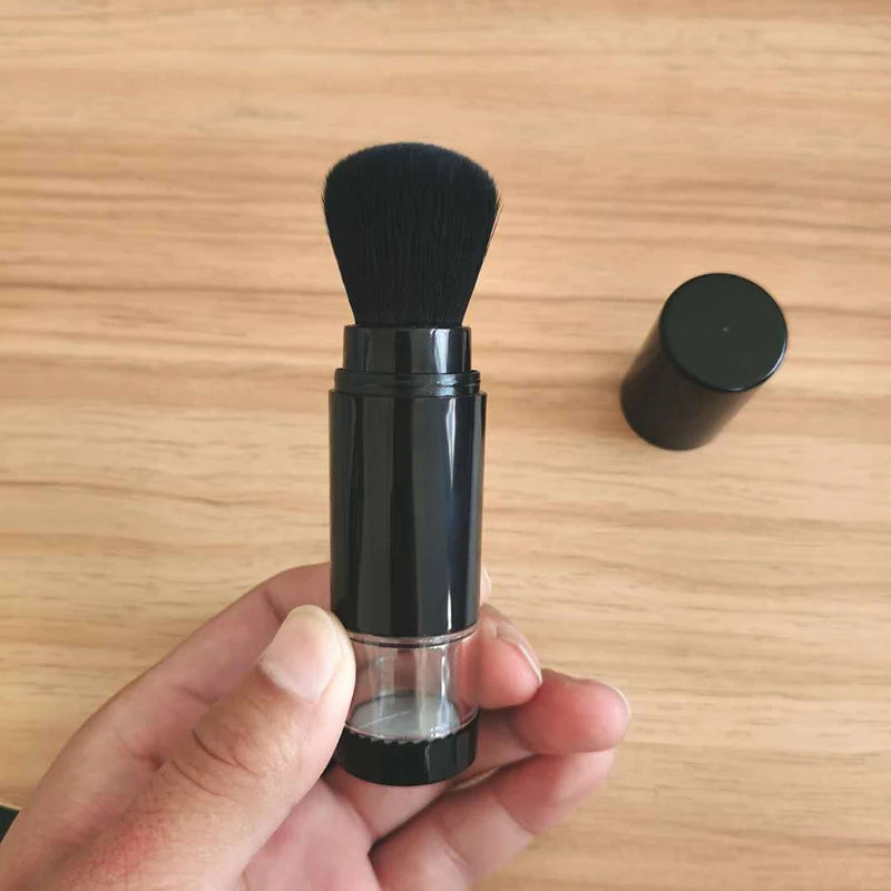 Brochas de maquillaje para cara, base cosmética en polvo, colorete, brocha de maquillaje, brochas de almacenamiento de polvos cosméticos de viaje portátiles, herramienta de belleza